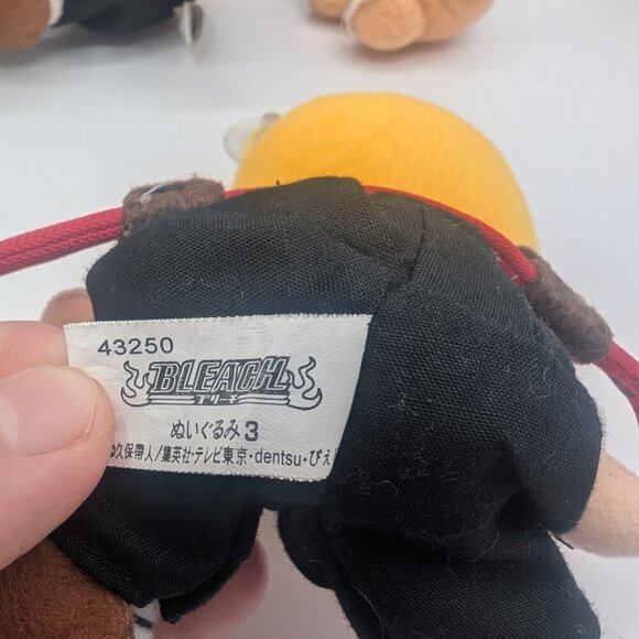 Lot of 5 Banpresto 43250 bleach anime stuffed plush chibi suction cup + 1x Kon - Picture 4 of 11